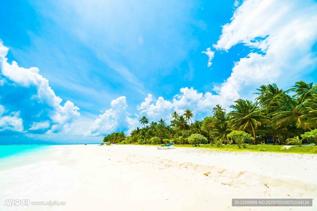 美丽热带海滩风光