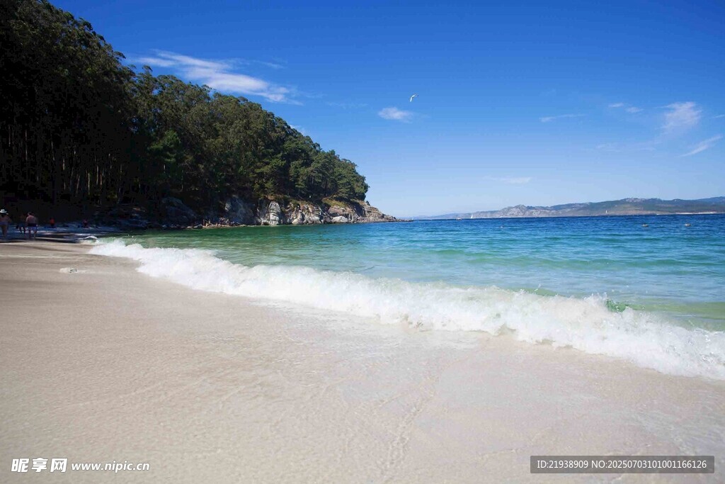 美丽海滨沙滩风景