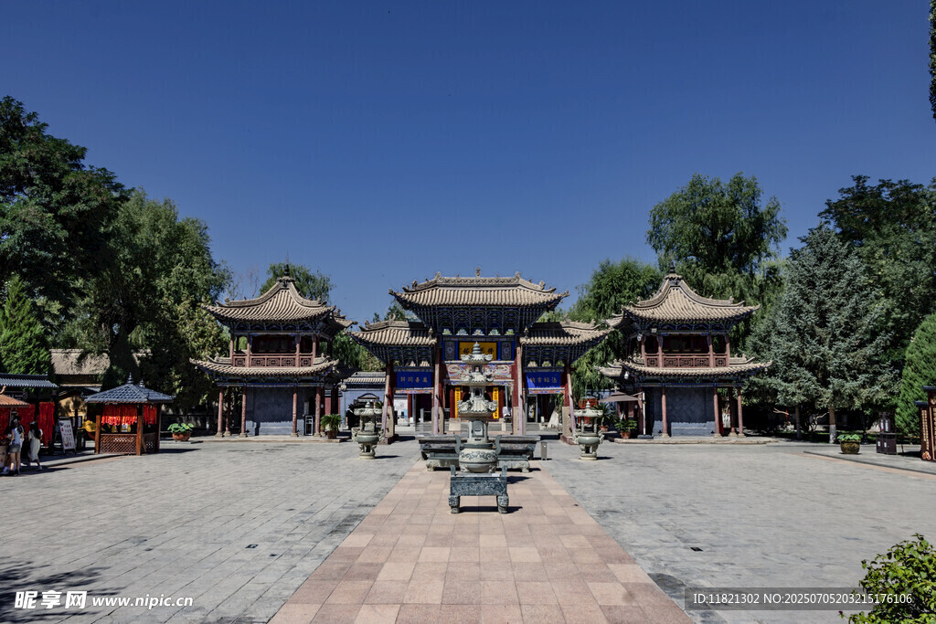 中式古建筑庭院景观