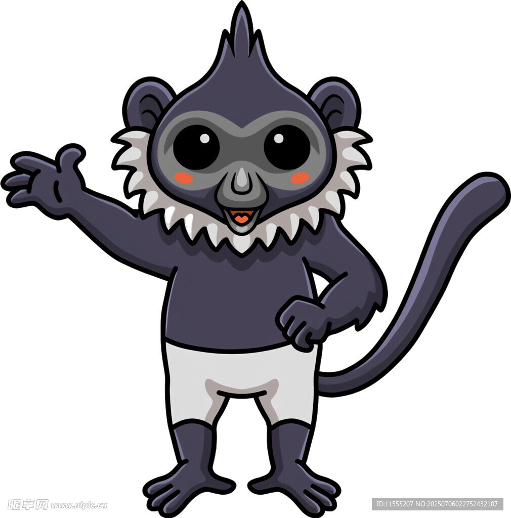 可爱卡通猴子形象