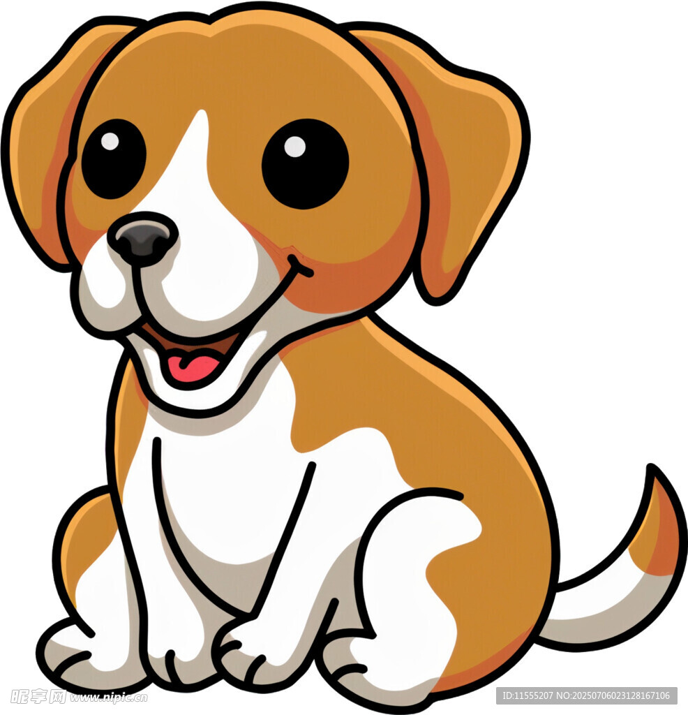 可爱小狗卡通形象