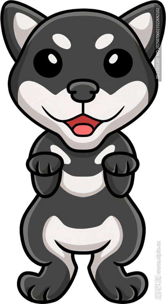 可爱卡通小狗形象