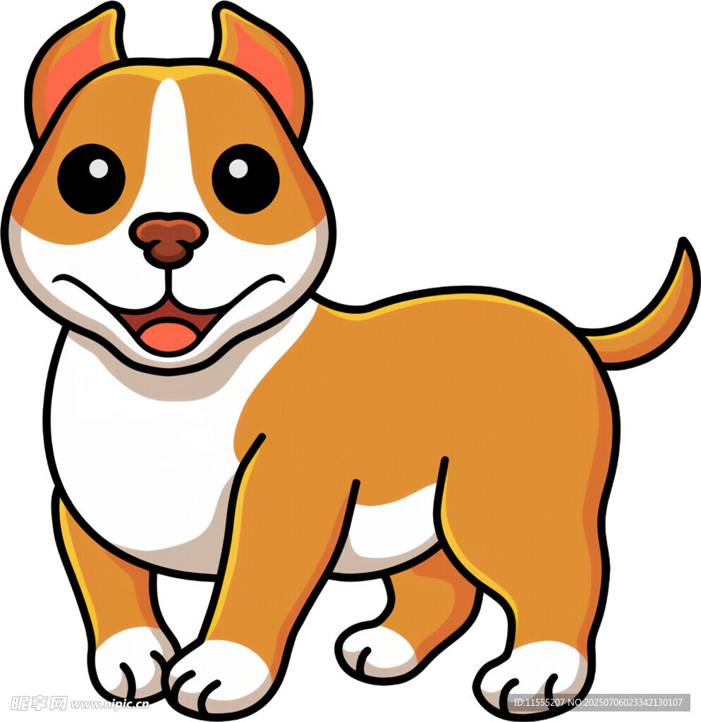 可爱卡通小狗形象