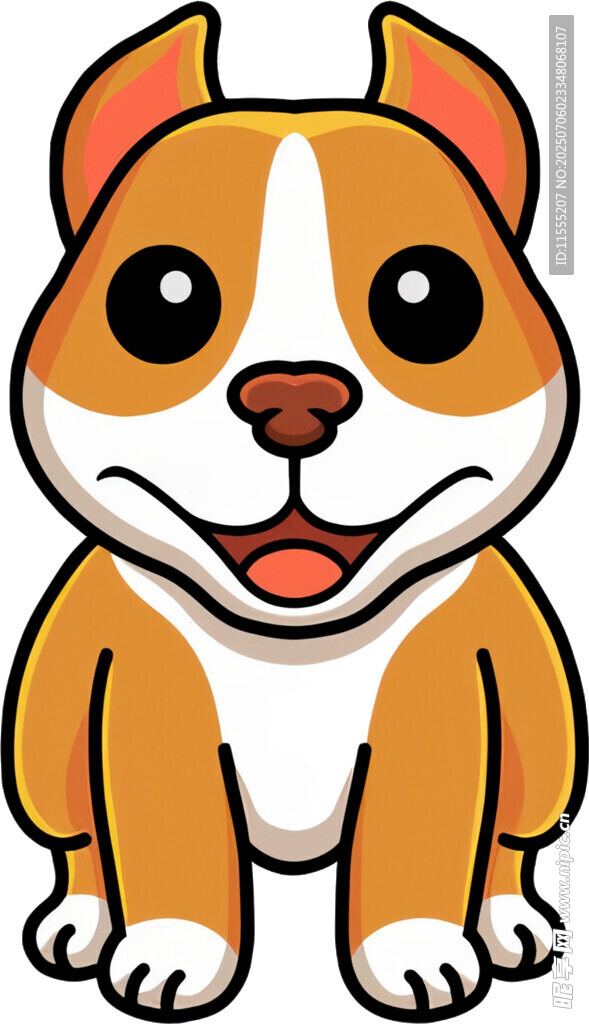 可爱卡通小狗形象