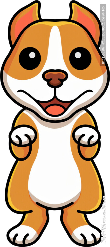 可爱小狗卡通形象