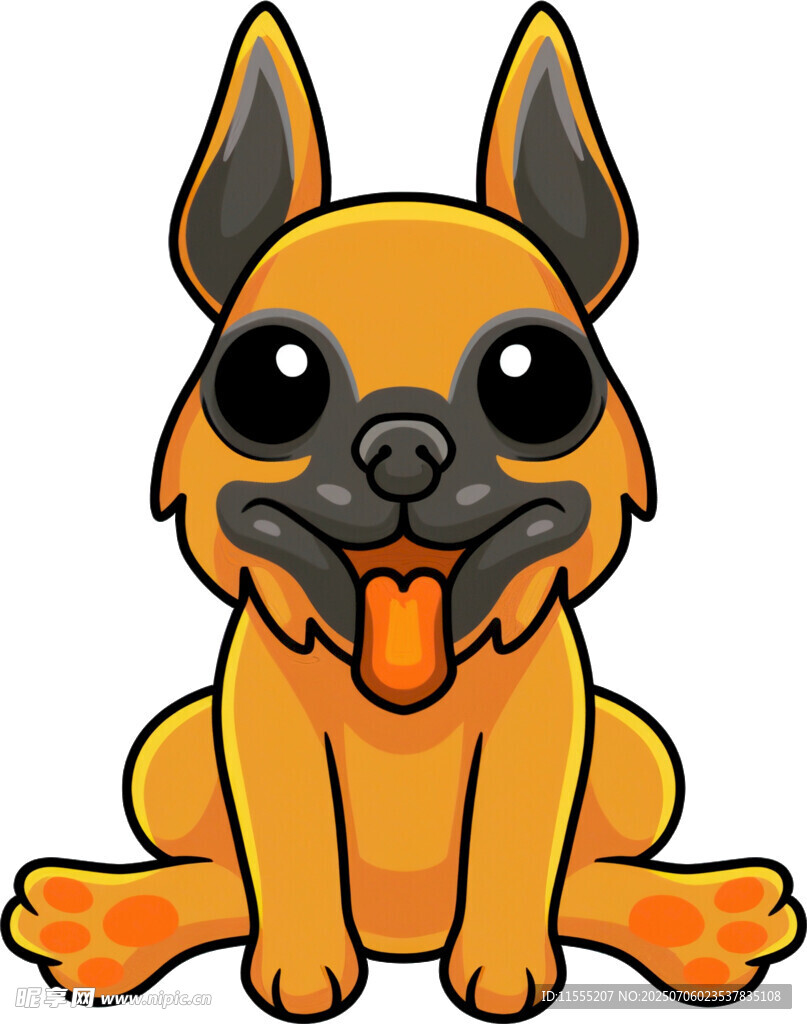 可爱小狗吐舌卖萌