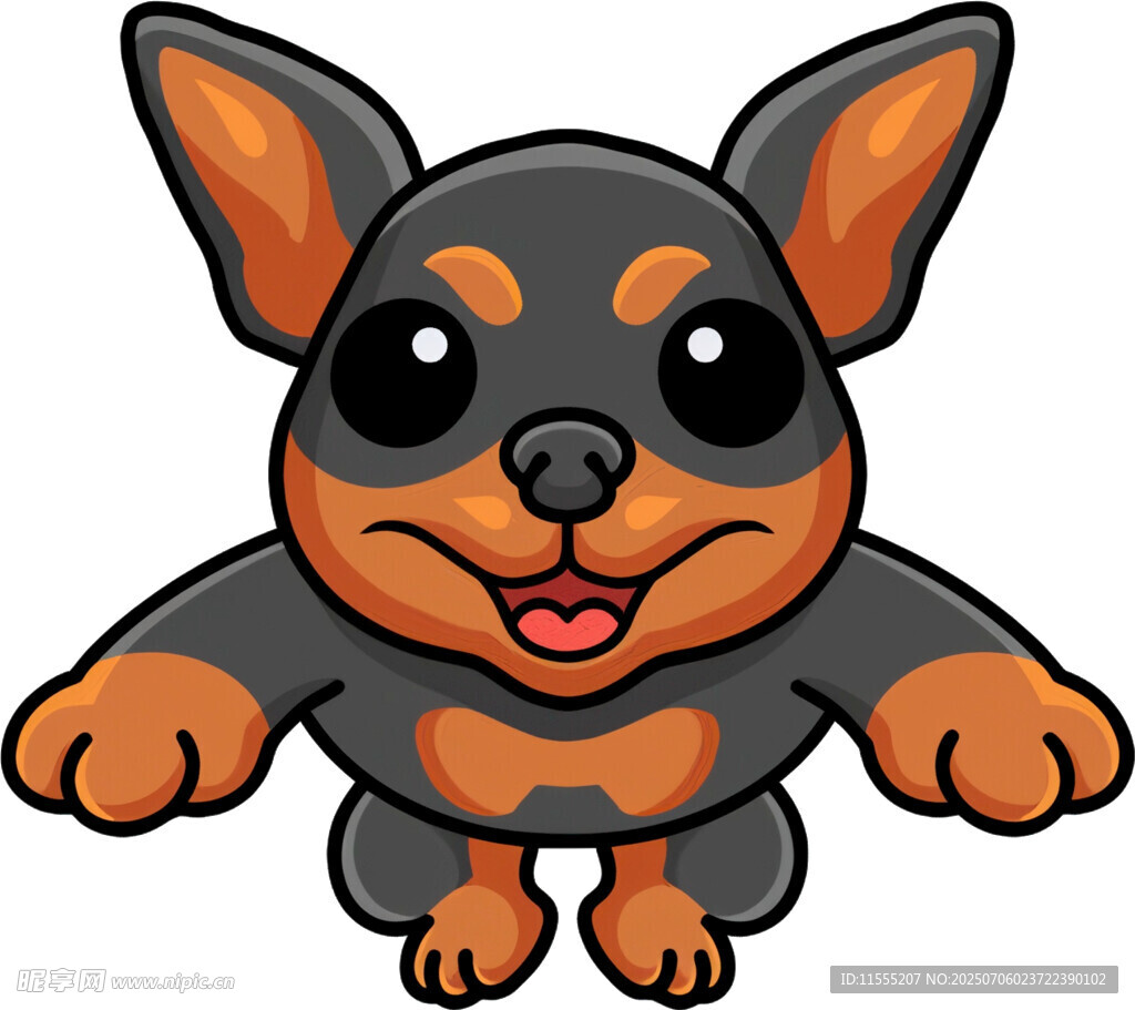可爱卡通小狗形象