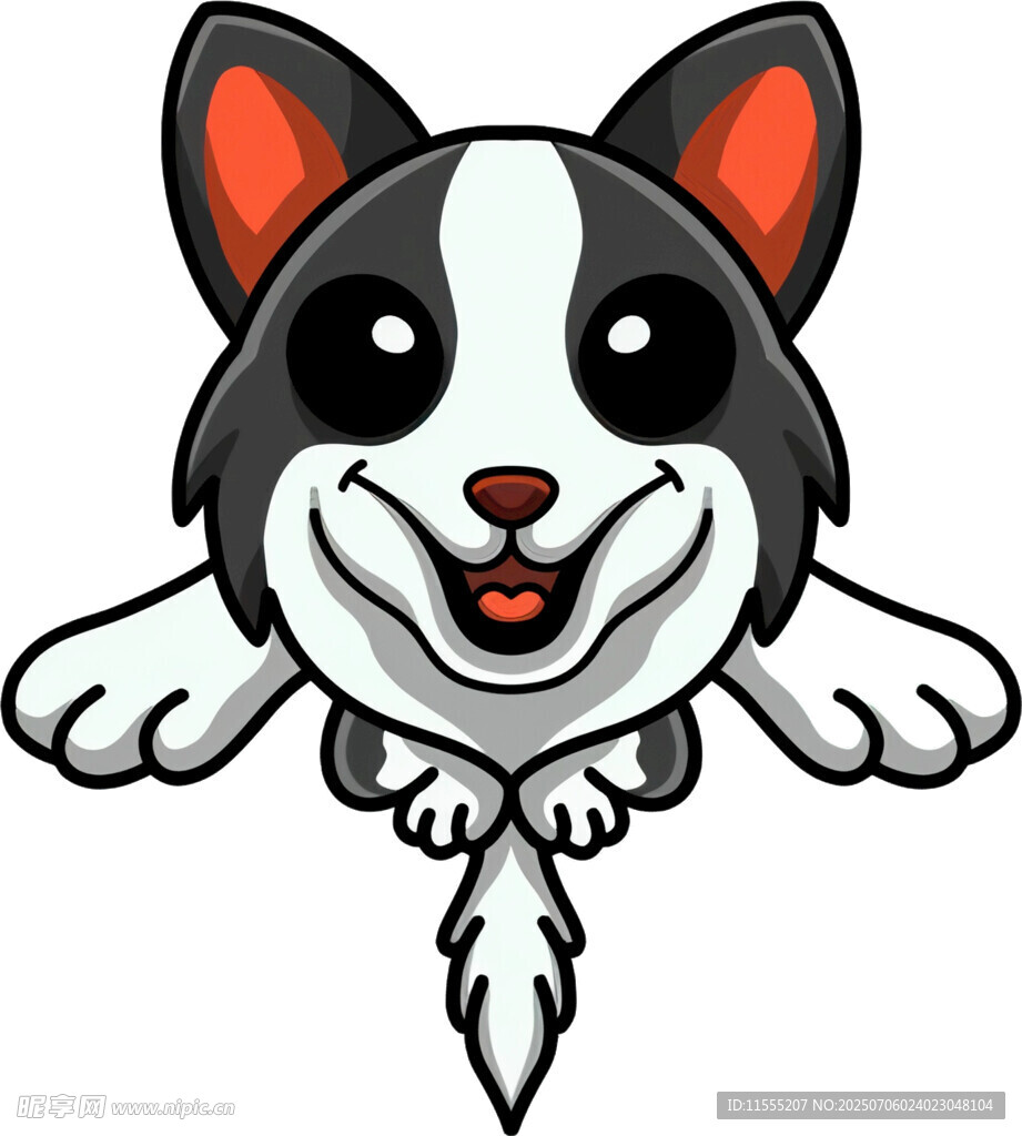 可爱卡通小狗形象