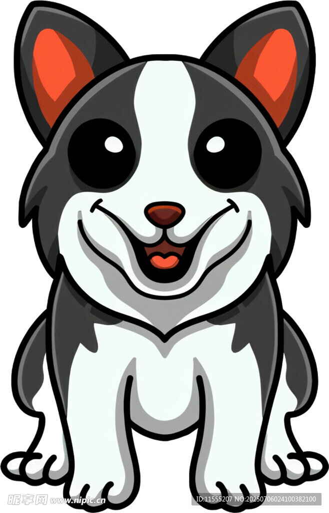 可爱卡通小狗形象