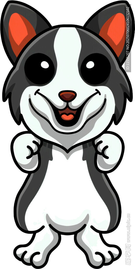 可爱卡通小狗形象