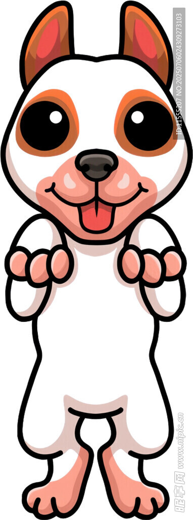 可爱卡通小狗形象展示
