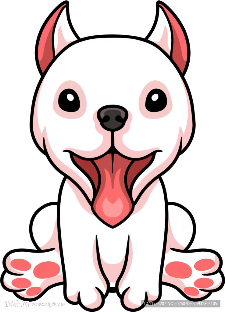 可爱小狗吐舌卖萌