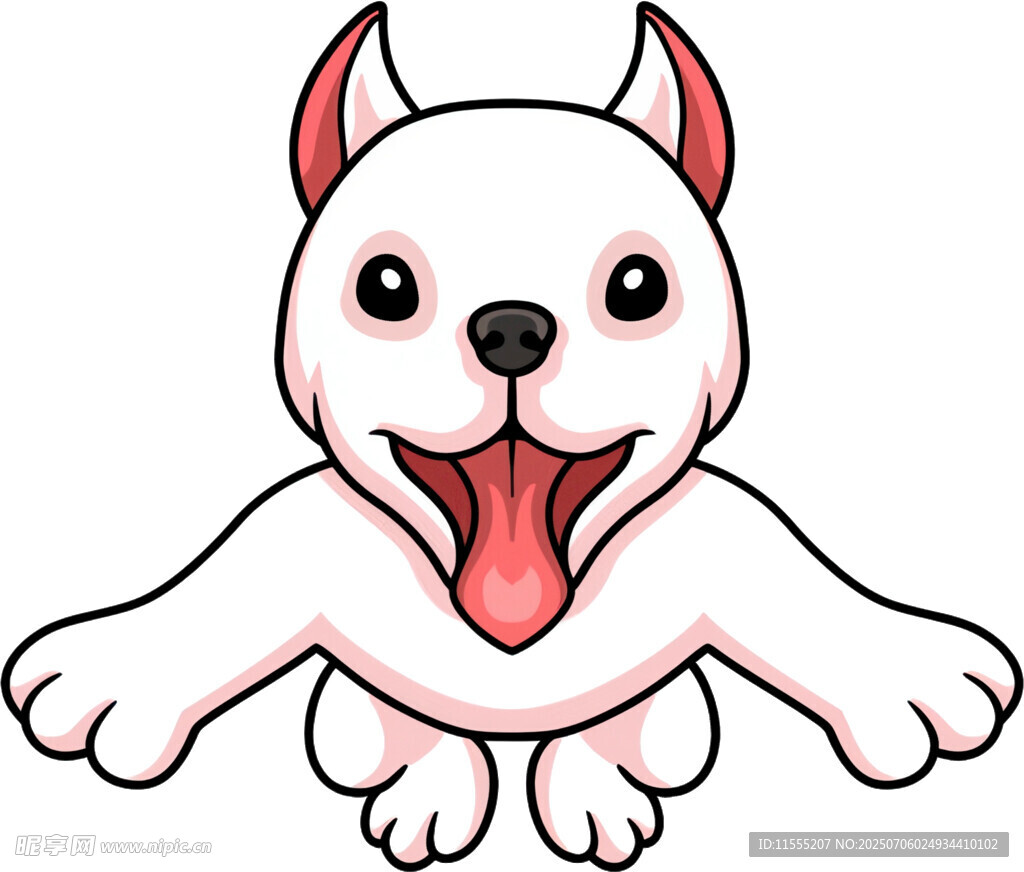 可爱小狗开心扑来