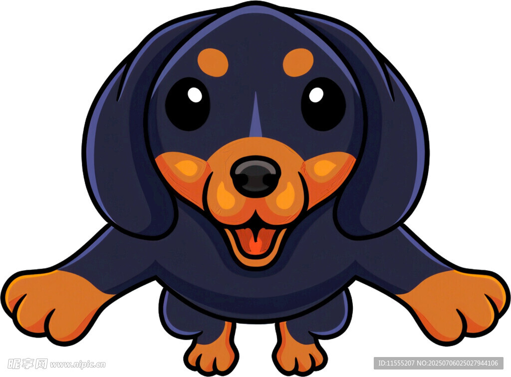 可爱卡通小狗形象