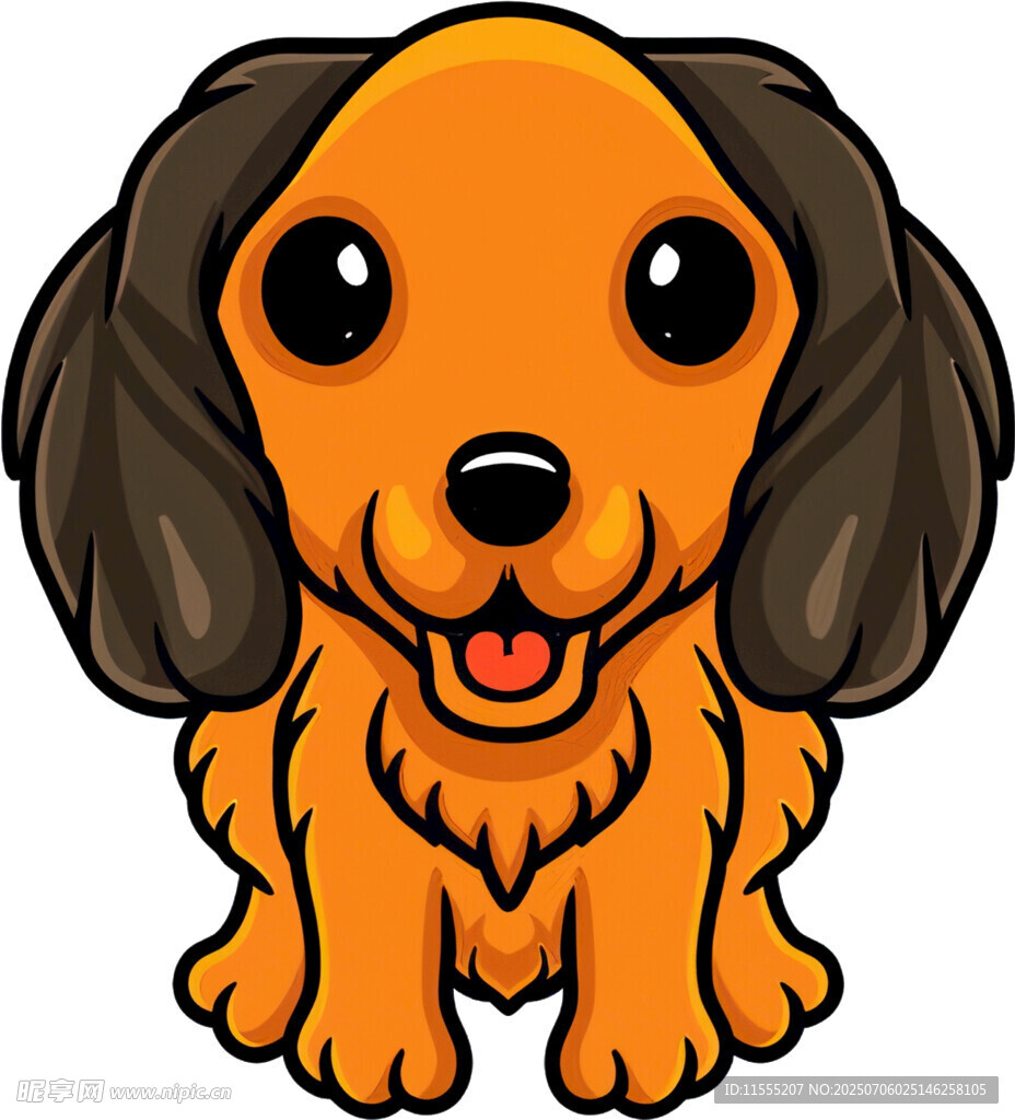 可爱卡通小狗形象