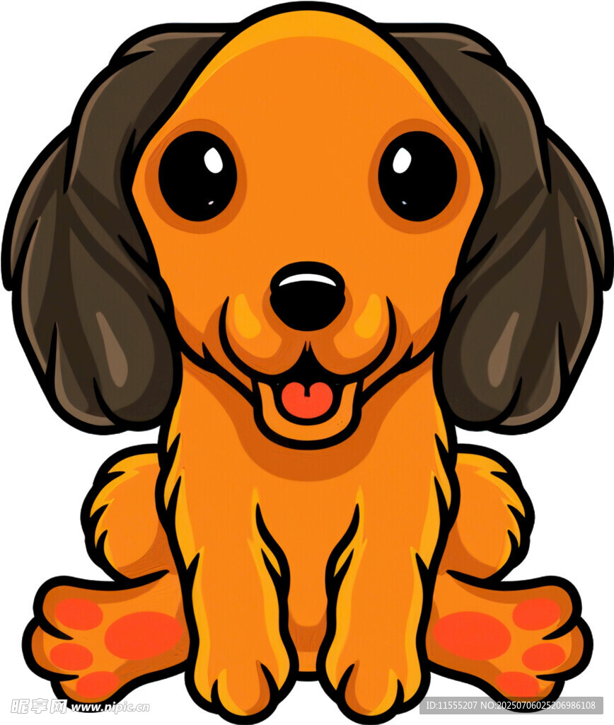 可爱小狗卡通形象