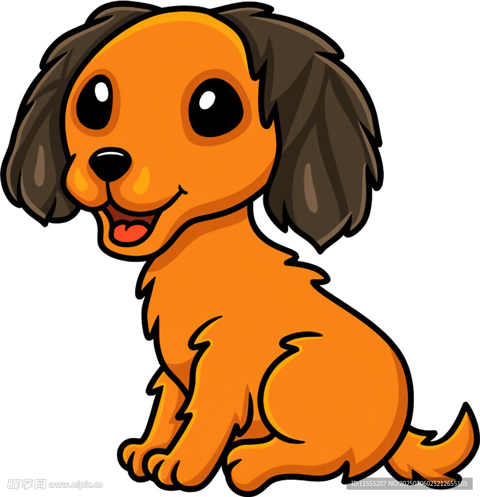 可爱卡通小狗形象