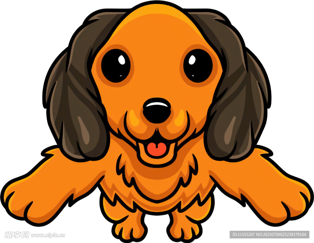 可爱卡通小狗形象