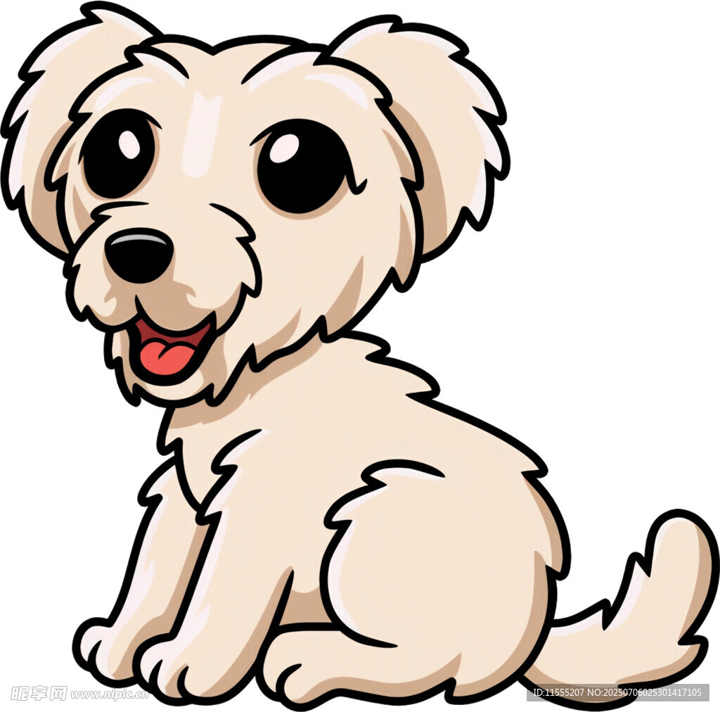 可爱小狗卡通形象