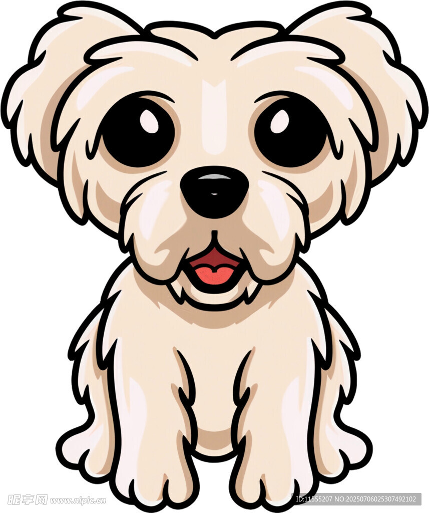 可爱小狗卡通形象