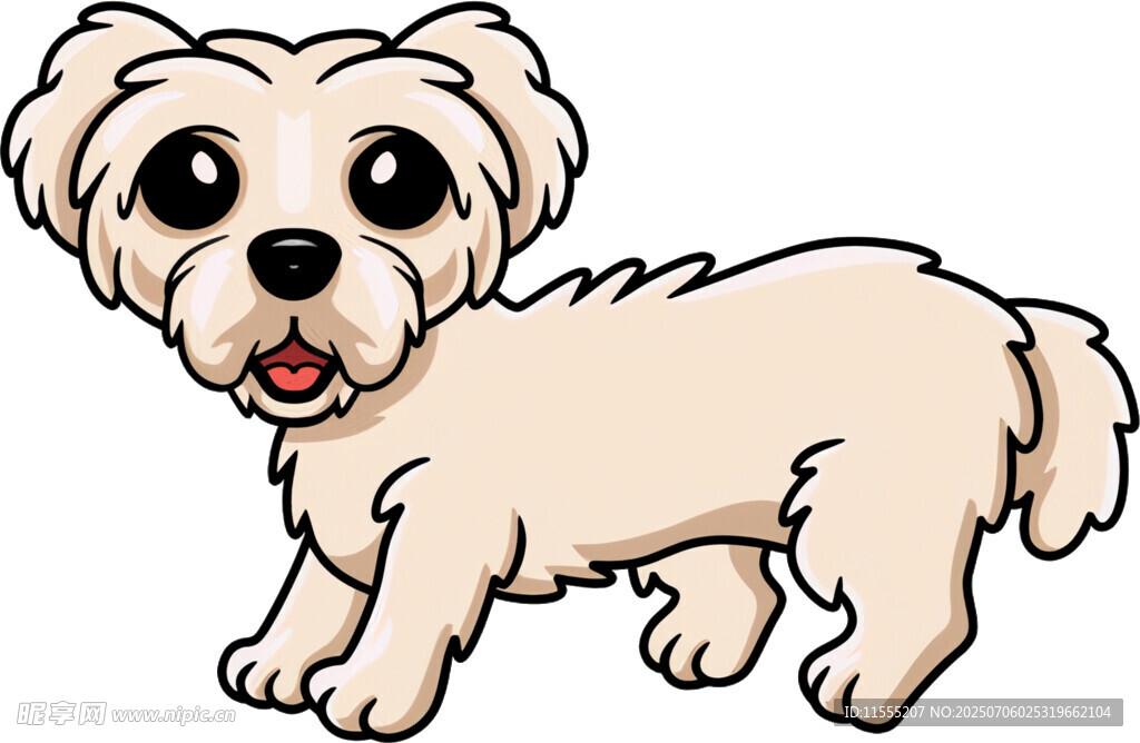 可爱小狗卡通形象