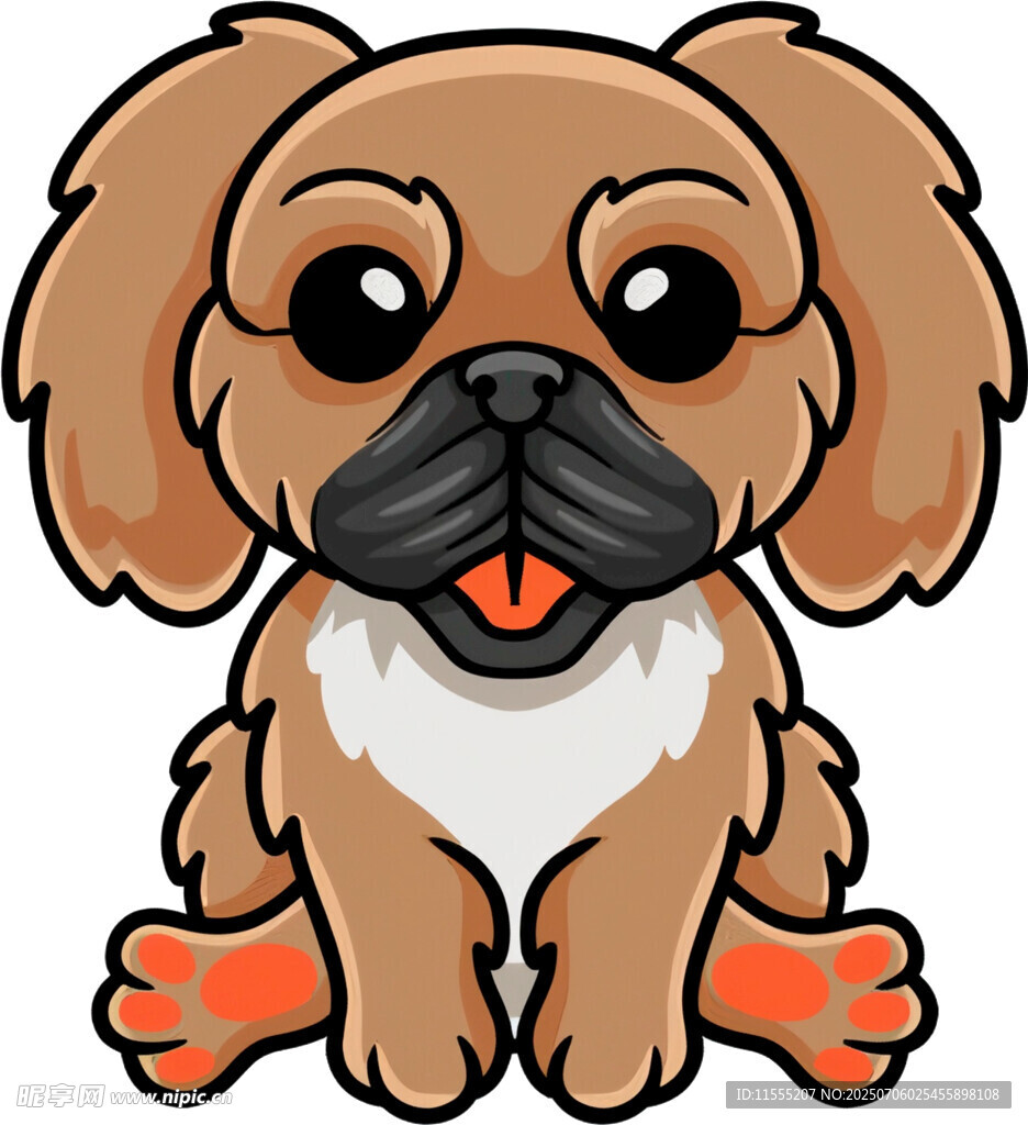 可爱卡通小狗形象