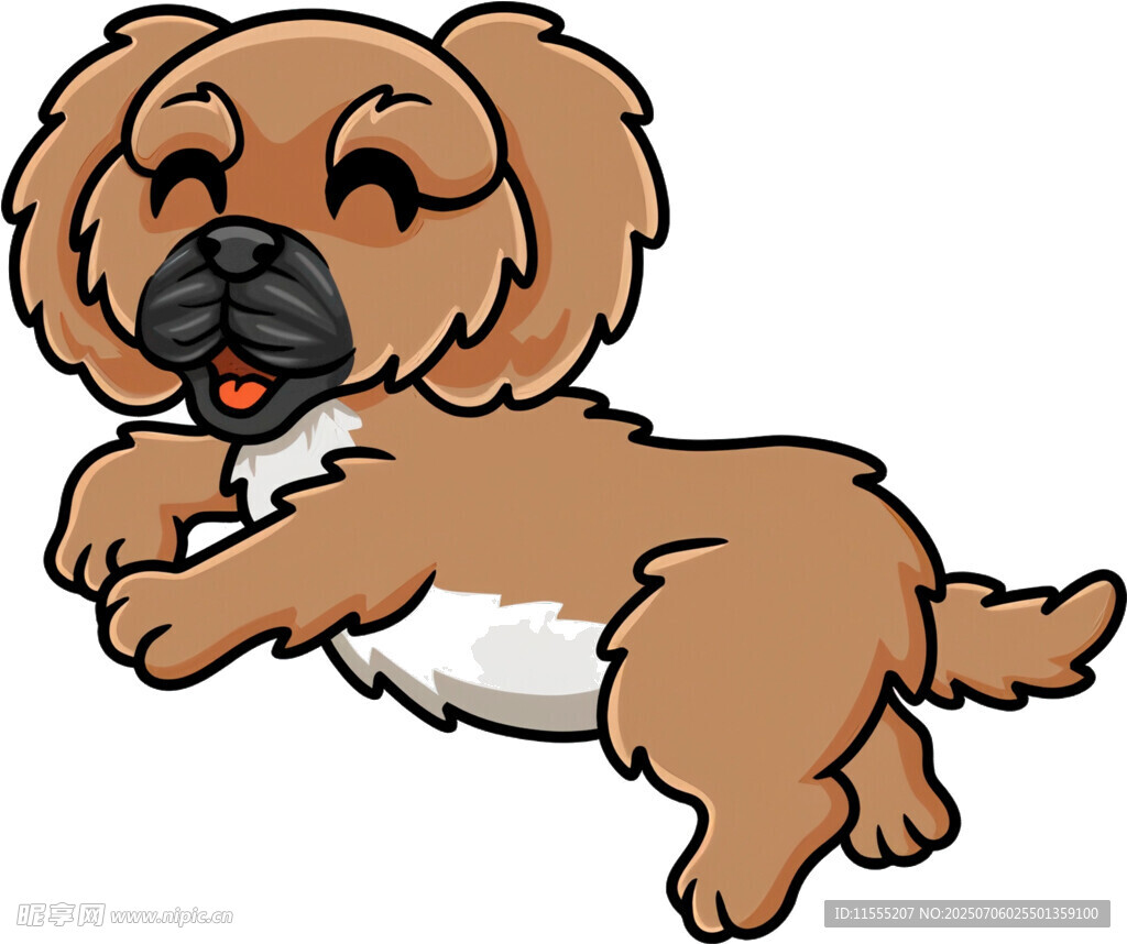 跳跃的可爱小狗