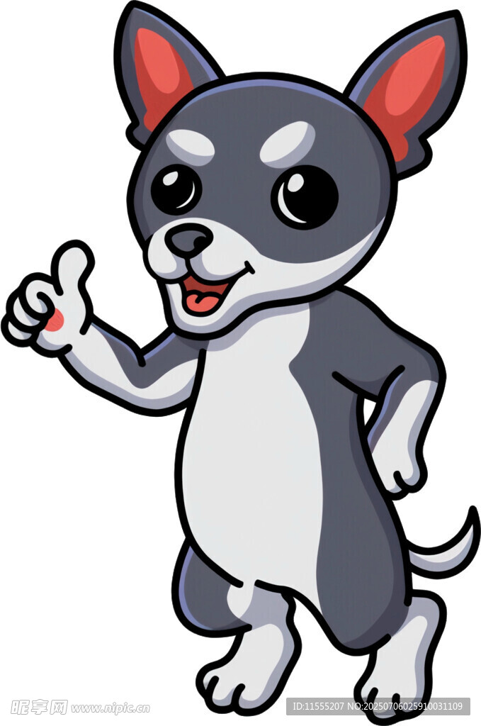 可爱吉娃娃卡通形象