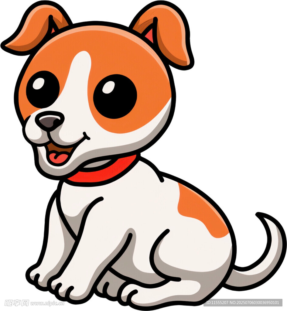 可爱卡通小狗形象