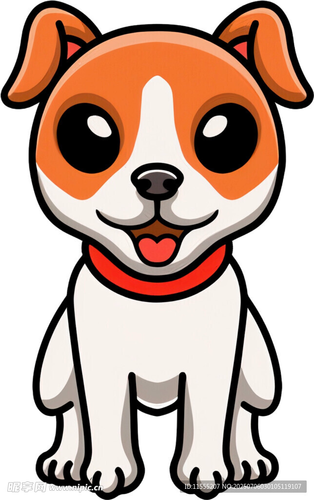 可爱卡通小狗