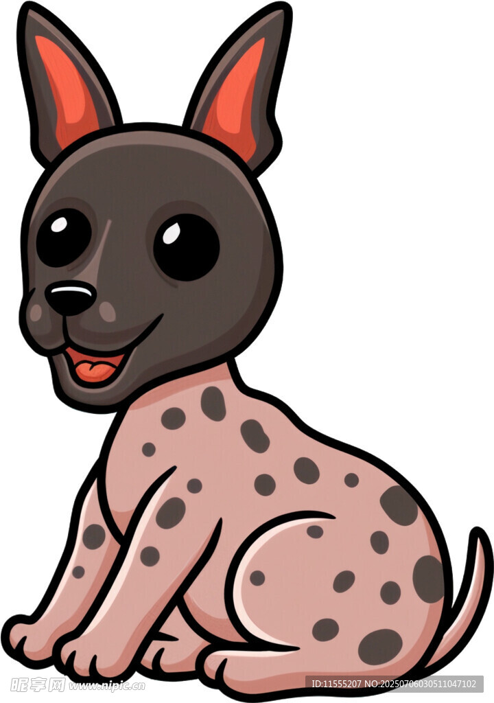 斑点小狗卡通形象