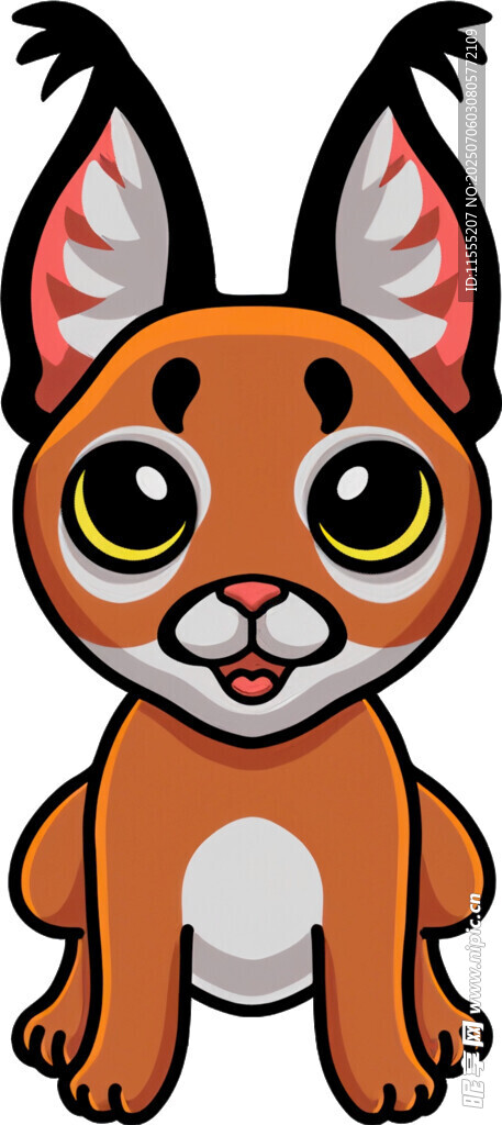 可爱卡通狐狸形象