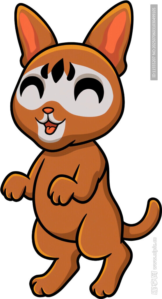 可爱卡通小狐狸形象