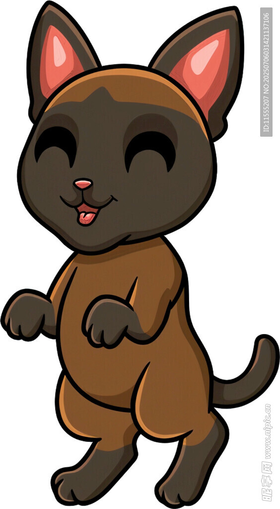 可爱卡通小袋鼠形象