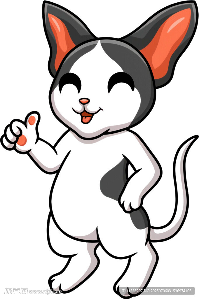 可爱卡通猫形象