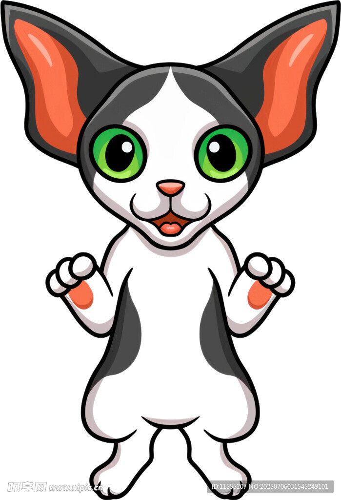 可爱卡通猫形象