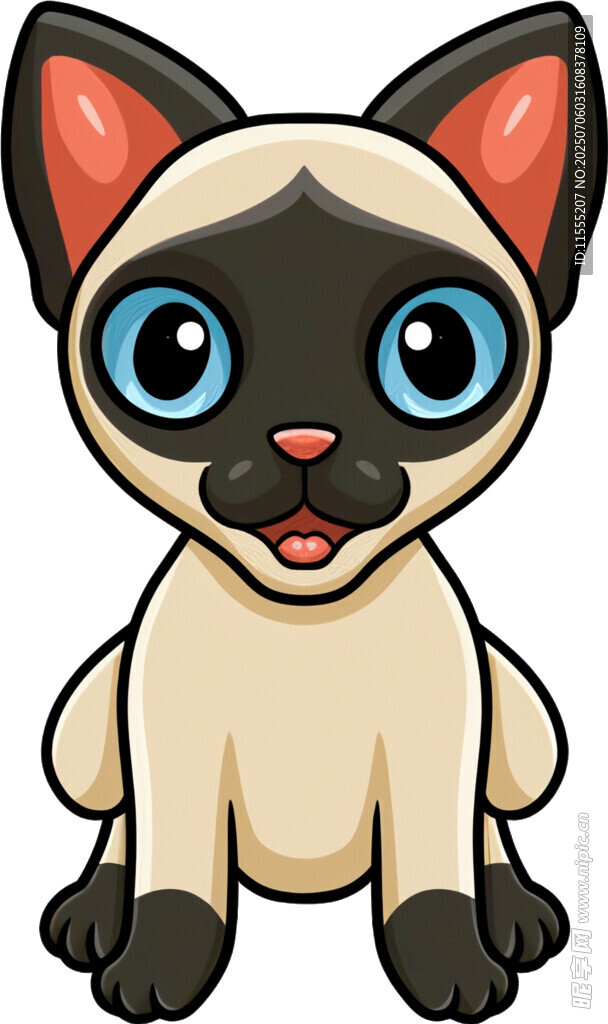 可爱卡通猫形象