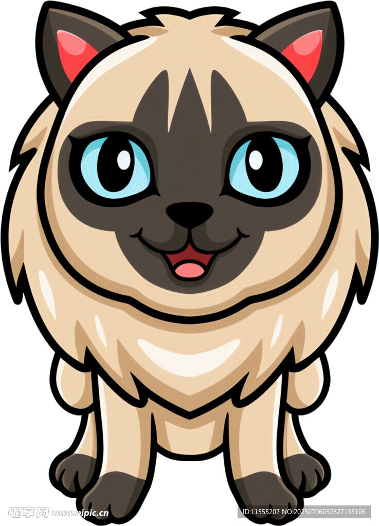 可爱卡通猫咪形象