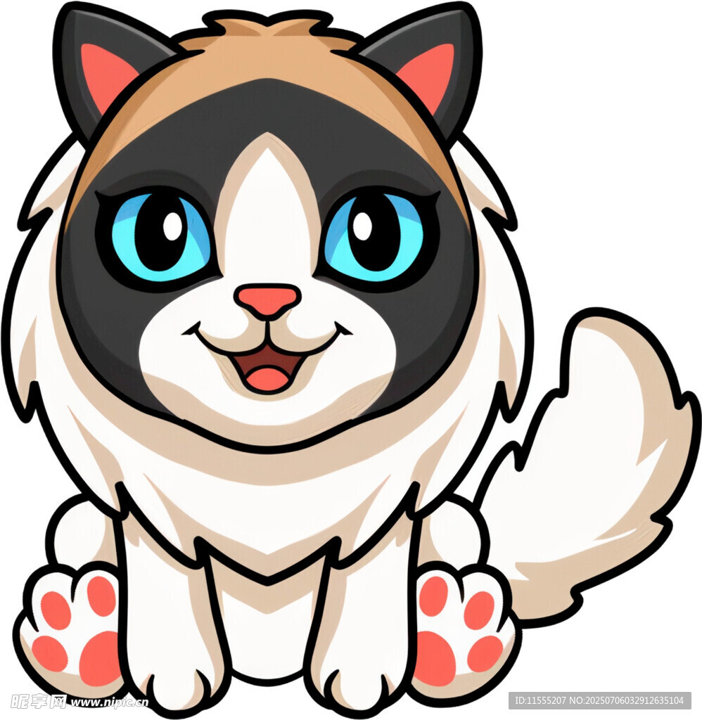 可爱卡通猫咪形象