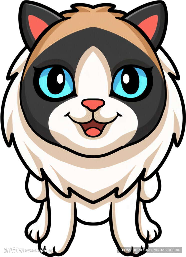 可爱卡通猫咪形象