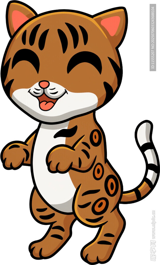可爱小老虎卡通形象
