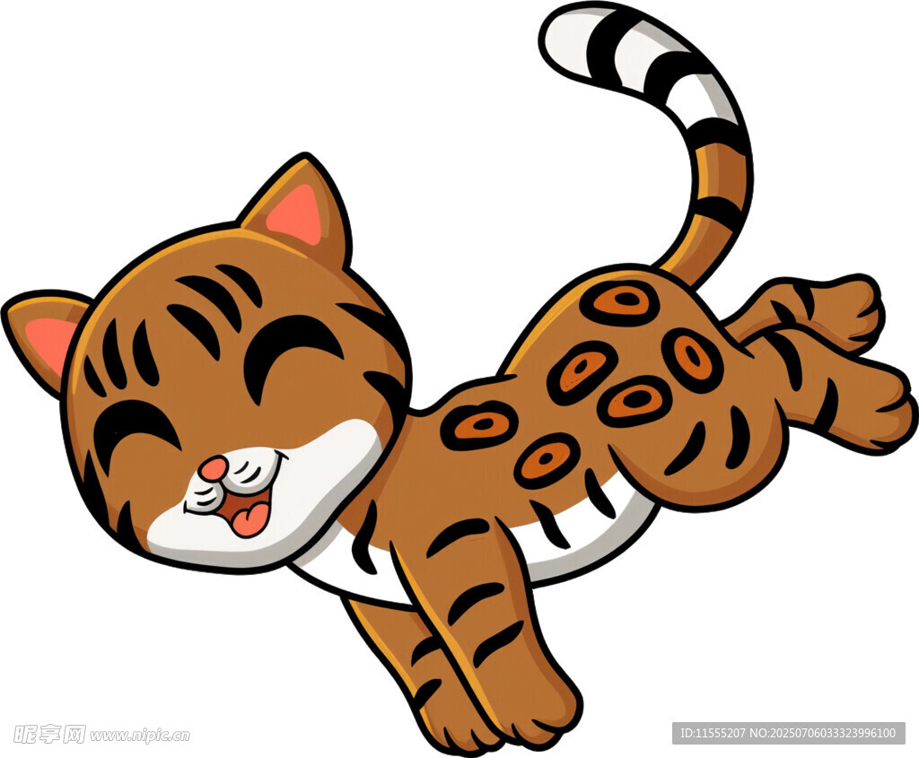可爱小老虎卡通形象