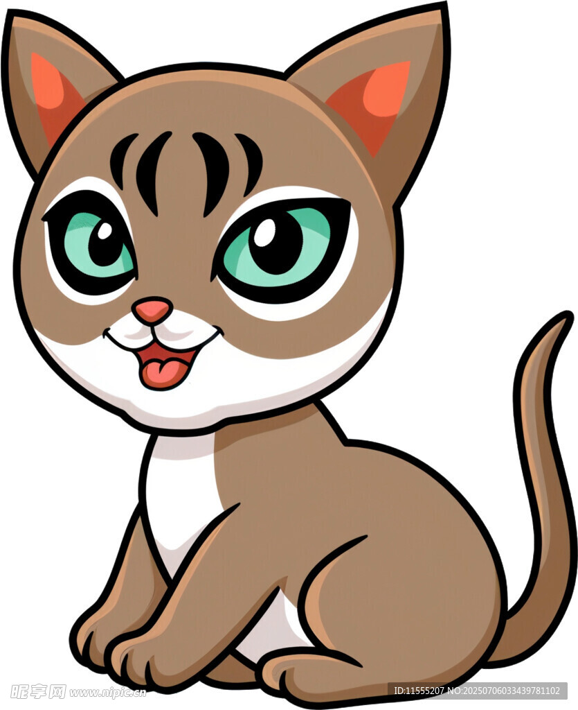 可爱卡通小猫
