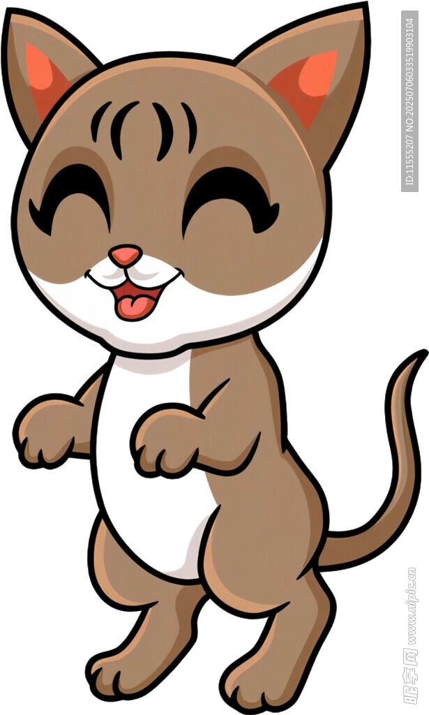 可爱卡通小袋鼠形象