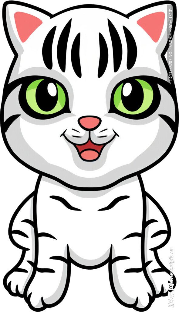 可爱卡通小猫