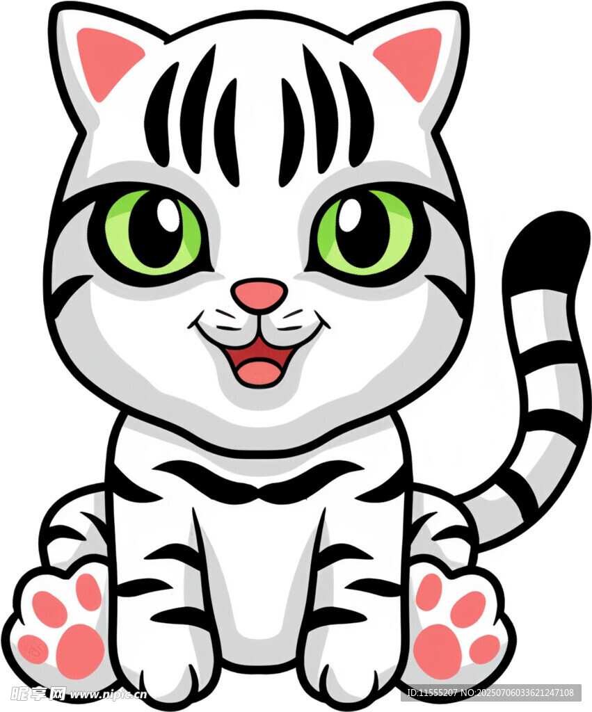 可爱卡通猫咪形象