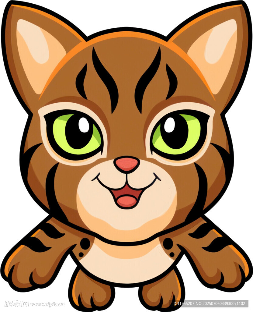 可爱卡通小猫咪