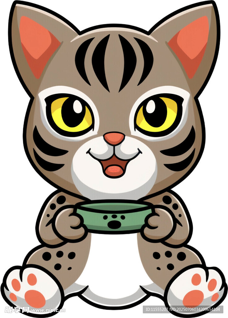 可爱小猫玩游戏