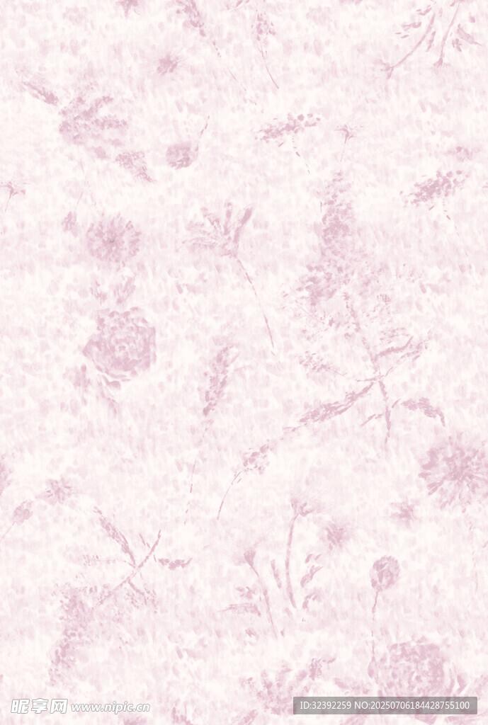 淡粉色花卉纹理背景图