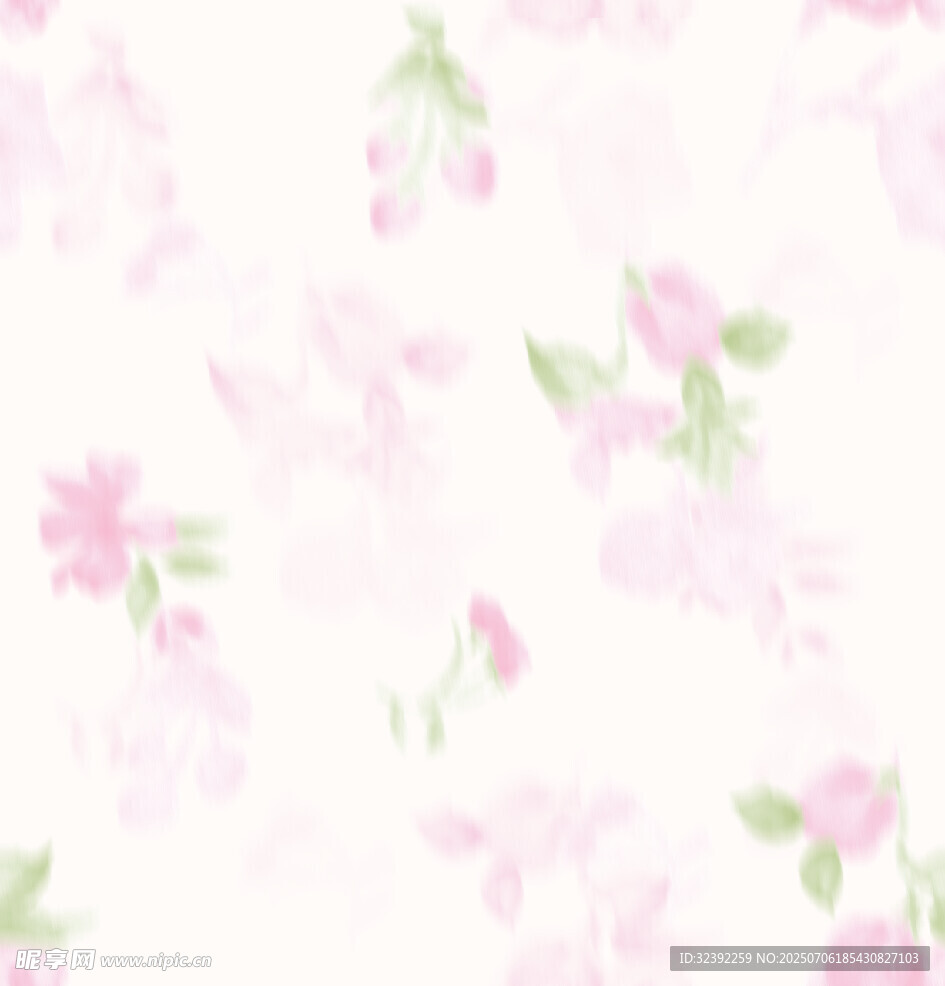 粉色花卉图案背景纹理